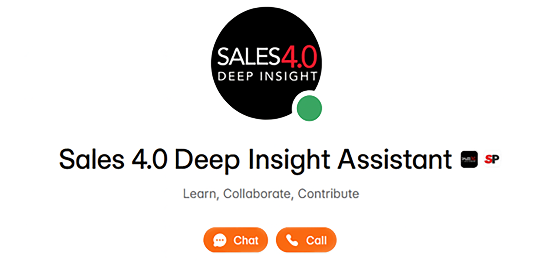 The logo for Sales 4.0 Deep Insights Platform.