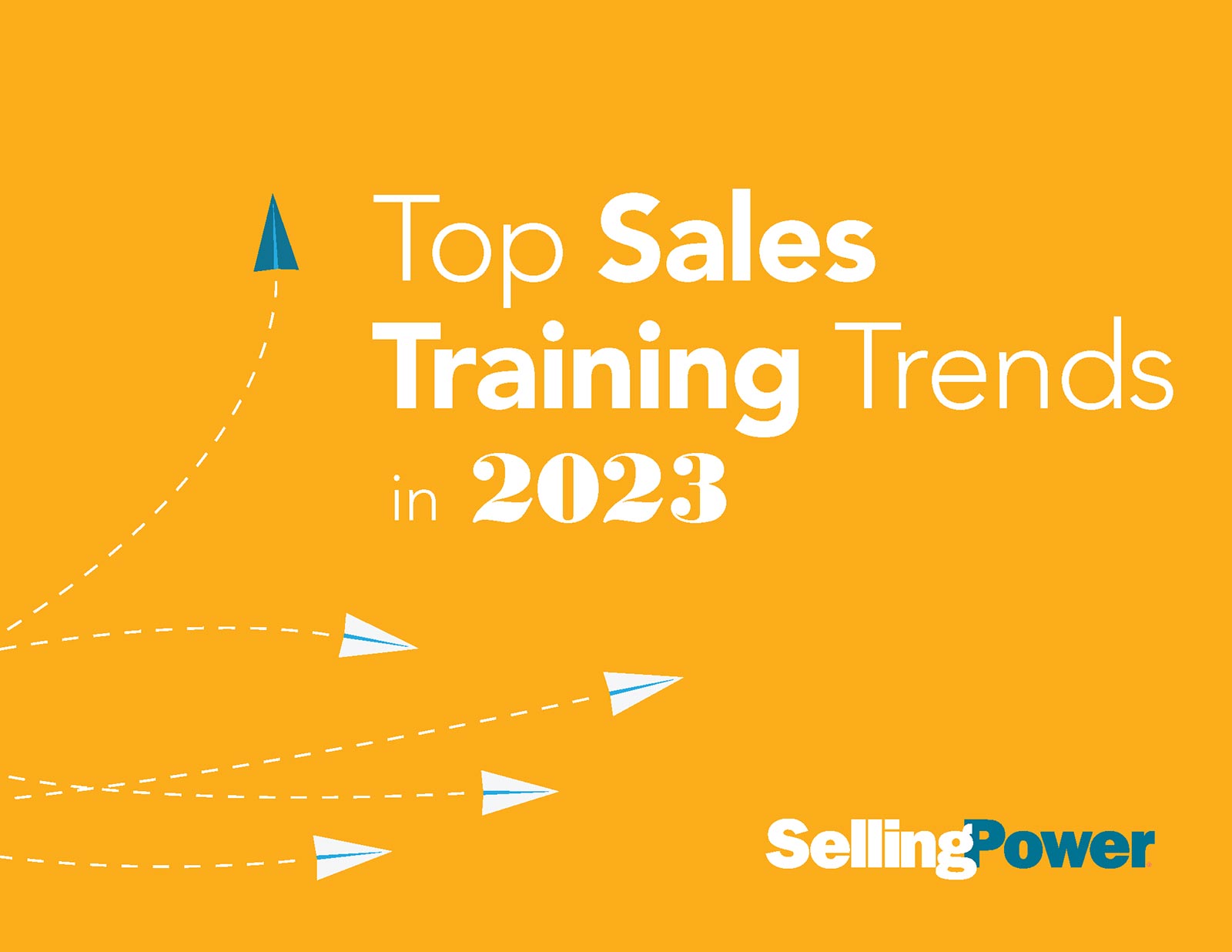 Cover for Top Sales Training Trends in 2023 eBook