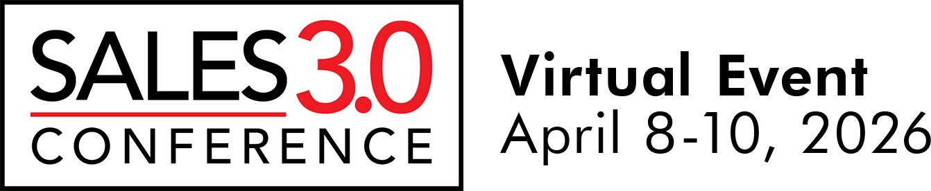 Logo for the April 2026 Sales 3.0 Conference