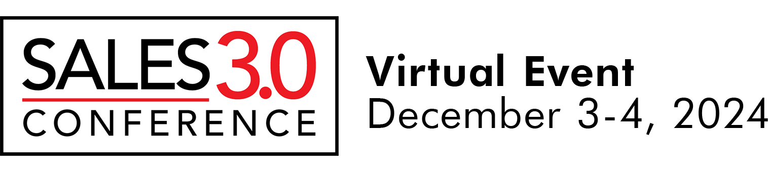 Logo for the December 2024 Sales 3.0 Conference